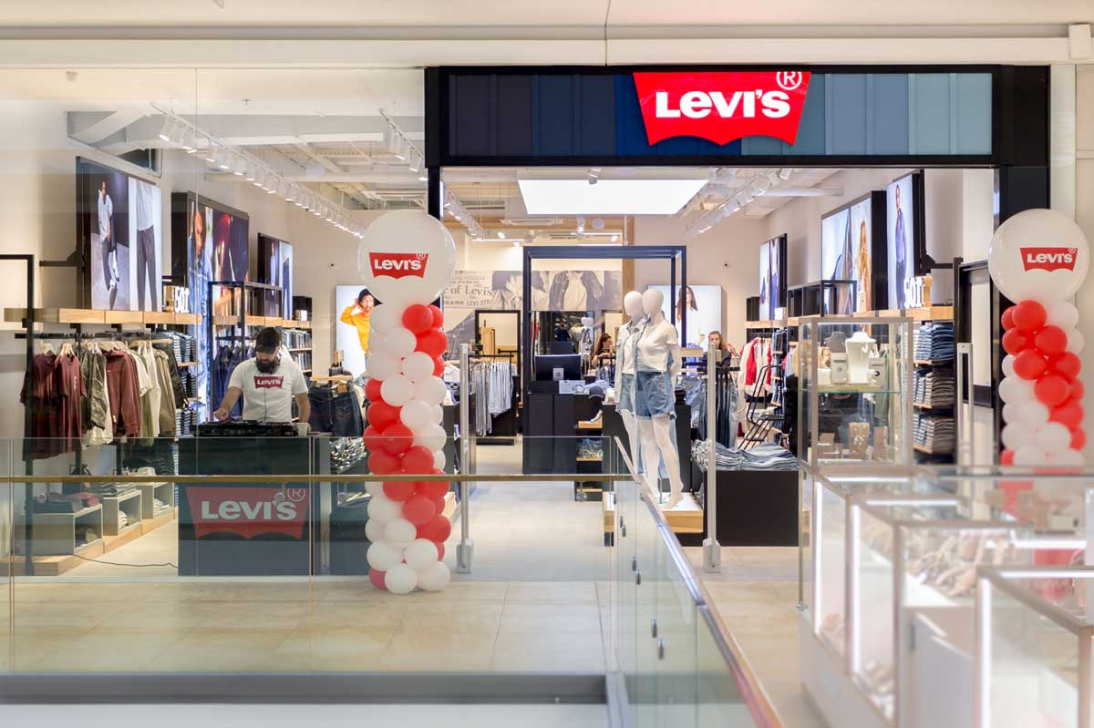 Levis Store in Mall of Split, Croatia